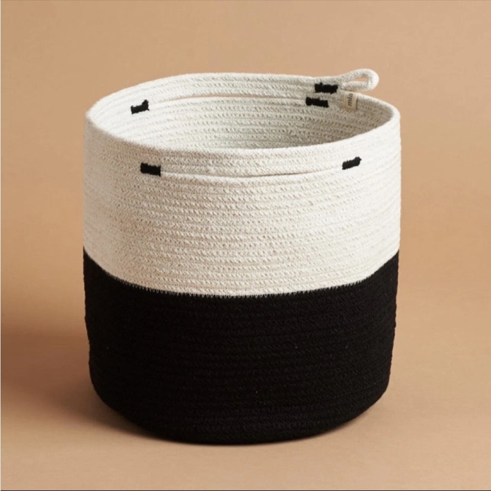 Mia Melange Foldable Cotton Basket Fabfitfun Fall Box 2020 9"x9"